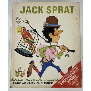 JACK SPRAT book Helen Wing & Anne Leaf Rand McNally HB Big Edition 1966